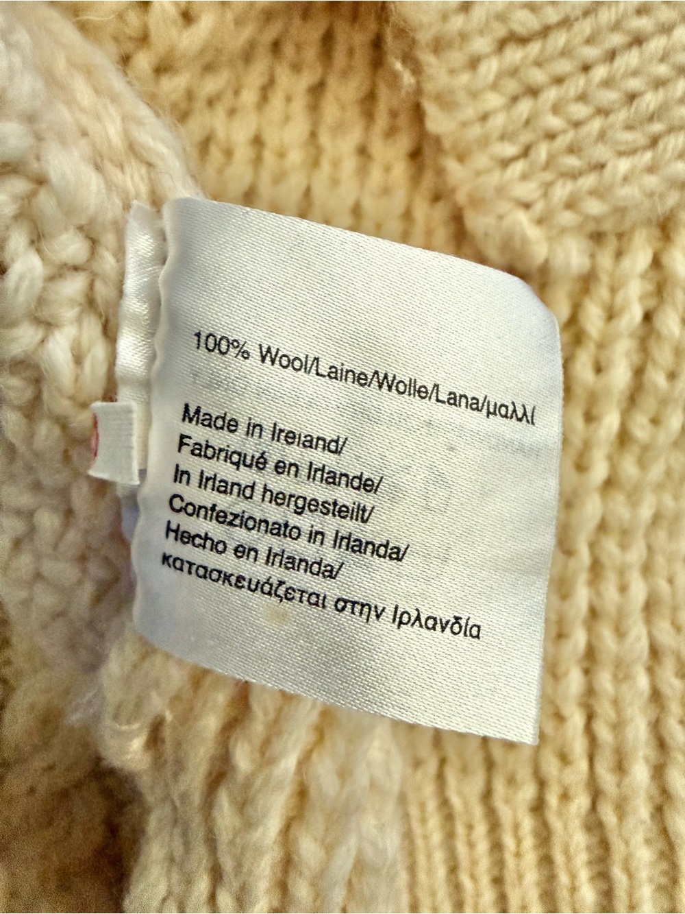 &Daughter Crewneck Chunky Wool Sweater - Small - Picture 11 of 11